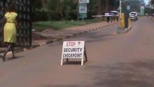  Police check point at Makerere University Main Gate
